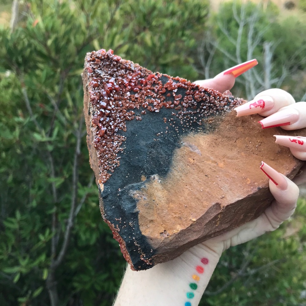 Natural crystal valadanite from India
